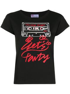 RedValentino футболка с принтом