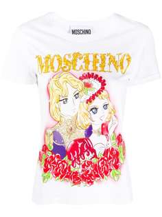 Moschino футболка с графичным принтом