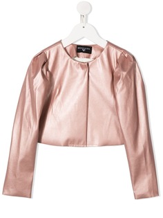 Monnalisa укороченный жакет без воротника