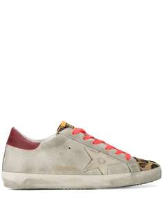 Golden Goose кеды Superstar с леопардовым принтом