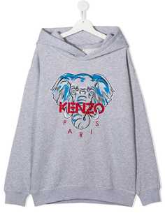 Kenzo Kids худи с вышивкой Disco Jungle