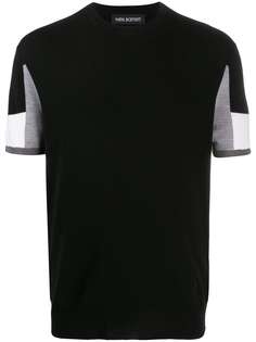 Neil Barrett colour block wool jumper