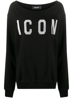 Dsquared2 толстовка Icon с кристаллами