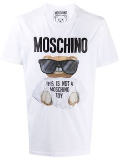 Moschino футболка с принтом Teddy Bear