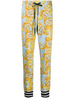 Versace Jeans Couture спортивные брюки с принтом Baroque