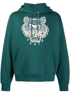 Kenzo худи с вышивкой Tiger