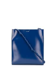 Jil Sander сумка через плечо Tangle с плетеным ремнем