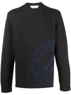 Z Zegna джемпер с контрастным логотипом