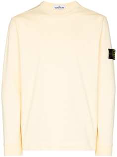 Stone Island футболка с нашивкой-логотипом