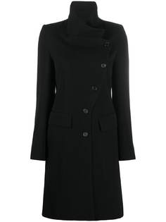 Ann Demeulemeester пальто со смещенной застежкой