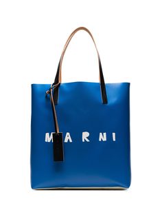 Marni сумка-тоут из ПВХ с логотипом