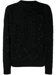 Versace джемпер с прорезями