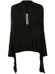Rick Owens кардиган с драпировкой на спине