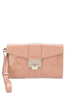 Jimmy Choo лакированный клатч Rivera