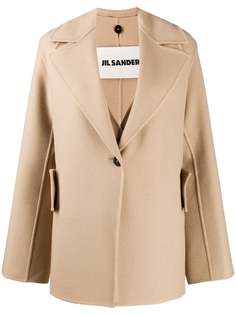 Jil Sander многослойное пальто Norris