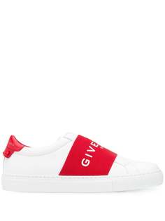 Givenchy кроссовки с ремешком и логотипом