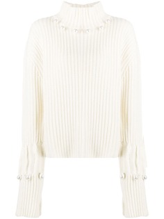 JW Anderson джемпер с искусственным жемчугом