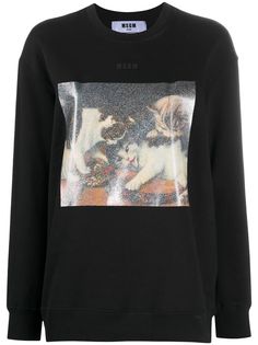 MSGM толстовка с графичным узором