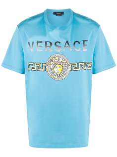 Versace футболка с логотипом Medusa