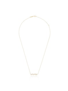 Suzanne Kalan колье Sparkler Bar из желтого золота с бриллиантами