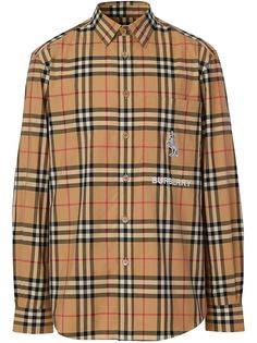 Burberry рубашка в клетку Vintage Check