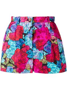 Versace шорты с цветочным принтом