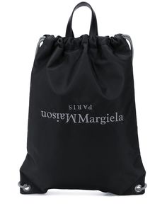 Maison Margiela рюкзак с кулиской и логотипом