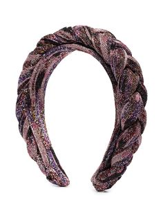 Missoni плетеный ободок с блестками