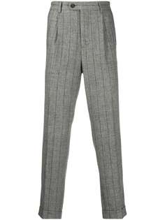 Brunello Cucinelli укороченные брюки в тонкую полоску