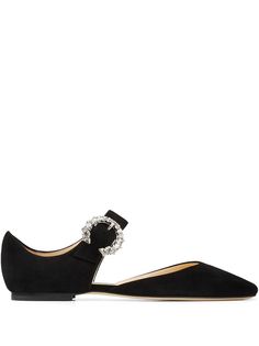 Jimmy Choo туфли Gin с кристаллами на пряжке
