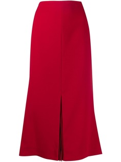 Victoria Beckham юбка миди со складками