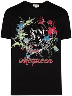 Alexander McQueen футболка с принтом