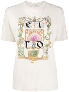 Etro футболка с логотипом