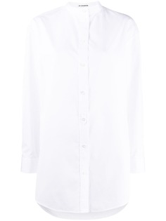 Jil Sander рубашка с воротником-стойкой