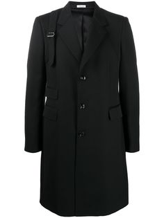 Alexander McQueen однобортное пальто