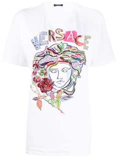 Versace футболка с графичным принтом Medusa