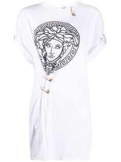 Versace футболка оверсайз с принтом Medusa