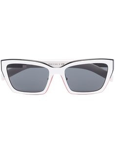 Prada Eyewear солнцезащитные очки трапециевидной формы