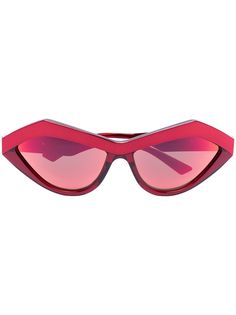 Bottega Veneta Eyewear солнцезащитные очки в оправе кошачий глаз