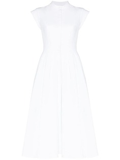 Alexander McQueen платье со складками без воротника