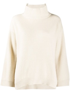 Brunello Cucinelli кашемировый джемпер в рубчик