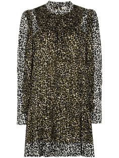 Ulla Johnson платье Amira с леопардовым принтом