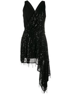 Just Cavalli платье асимметричного кроя с пайетками