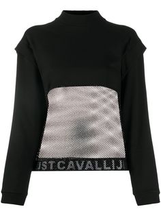 Just Cavalli толстовка с контрастным логотипом