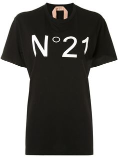 Nº21 футболка оверсайз с логотипом