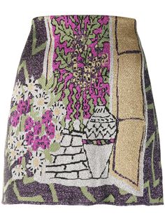 M Missoni юбка мини с узором