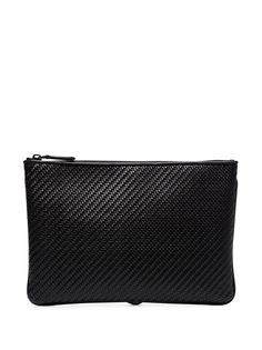 Ermenegildo Zegna клатч с плетением