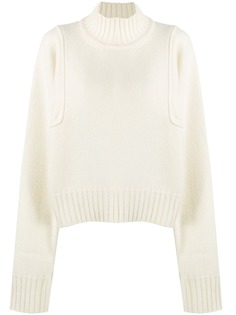 Jil Sander джемпер с фактурными швами