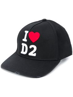 Dsquared2 бейсбольная кепка с вышитым логотипом