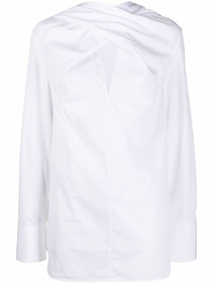 Jil Sander рубашка с завязками сзади
